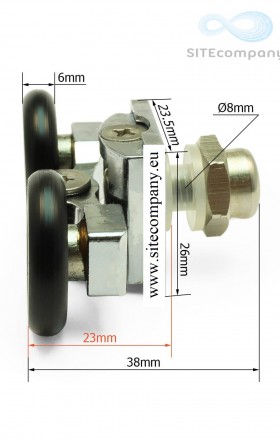 Zvýhodněná sada pojezdových koleček B07 (horní 2ks, spodní 2ks)