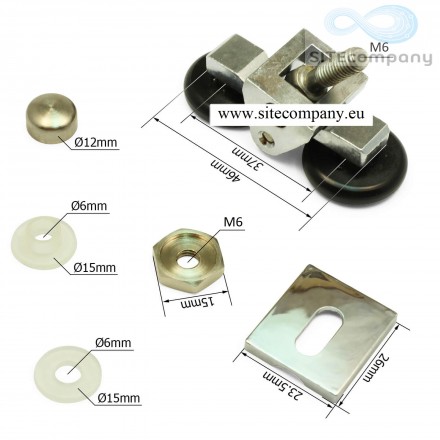 Zvýhodněná sada pojezdových koleček B07 (horní 2ks, spodní 2ks)
