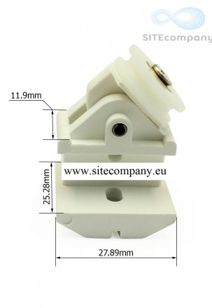 Pojazdové koliesko W10 do sprchového kútu