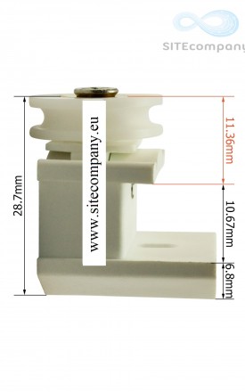 Pojazdové koliesko W09 do sprchového kútu