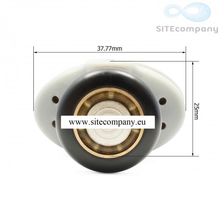 Pojazdové koliesko M17N horné do sprchového kútu