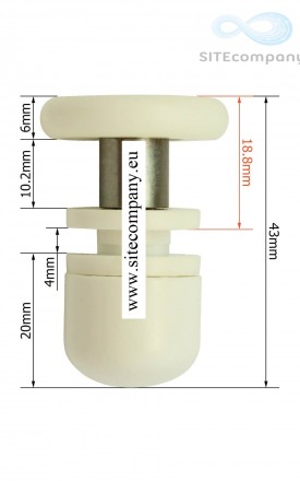 Zvýhodněná sada pojezdových koleček B01 (8ks)