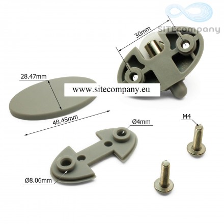 Zvýhodněná sada pojezdových koleček B39 (horní 2ks, spodní 2ks)
