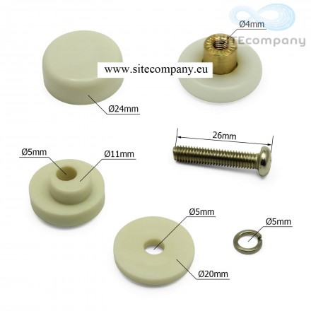 Zvýhodněná sada pojezdových koleček B23 (4ks)