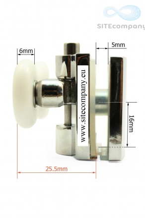 Pojazdové dvoj koliesko M08 spodné do sprchového kútu