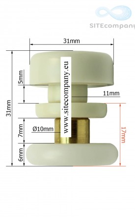 Zvýhodnená sada pojazdových koliesok B23 (8ks)