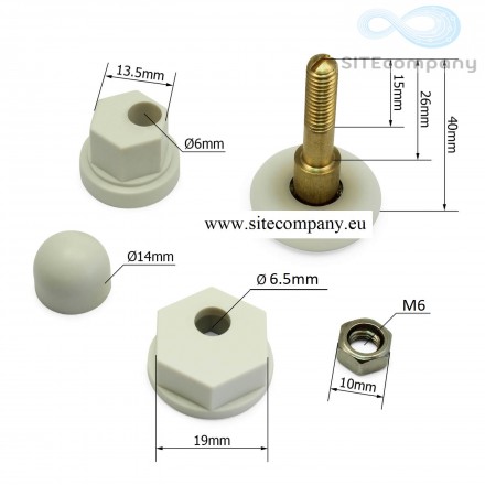 Zvýhodnená sada pojazdových koliesok HS088 (4ks)