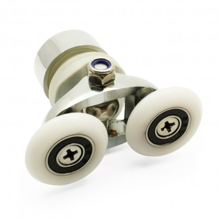 Pojezdové dvoj kolečko B80 horní do sprchového koutu. Novinka v ČR! Máme skladem spodní kolečka!