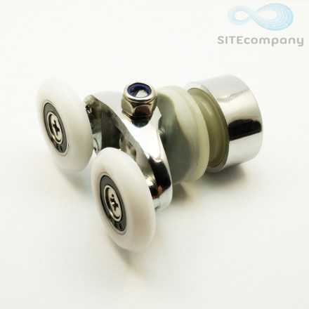 Pojazdové dvoj koliesko B80 horné do sprchového kútu. Novinka! Máme skladom spodný kolieska!