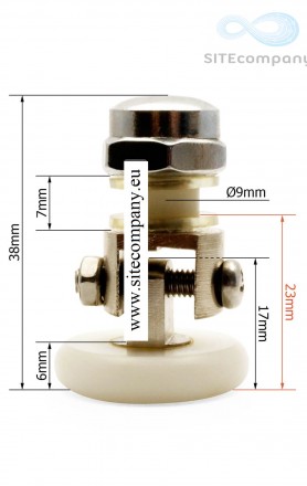 Pojezdové kolečko B18 do sprchového koutu