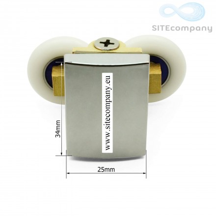 Pojazdové dvoj koliesko M18 horné do sprchového kútu