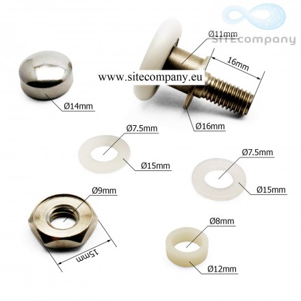 Zvýhodněná sada pojezdových koleček B04 (4ks)