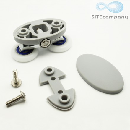 Pojezdové dvoj kolečko B39-2 horní do sprchového koutu