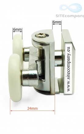 Pojezdové dvoj kolečko M05-2 horní do sprchového koutu