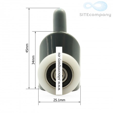 Zvýhodněná sada pojezdových koleček B43 (4ks spodní)