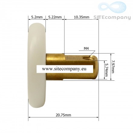 Náhradní kolečko B12 ke sprchovému koutu