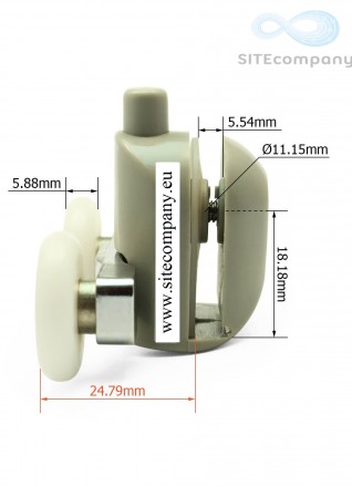 Zvýhodněná sada pojezdových koleček B43D (4ks spodní)