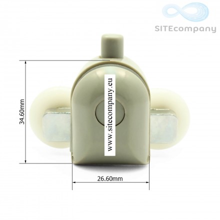 Zvýhodněná sada pojezdových koleček B43D (4ks spodní)