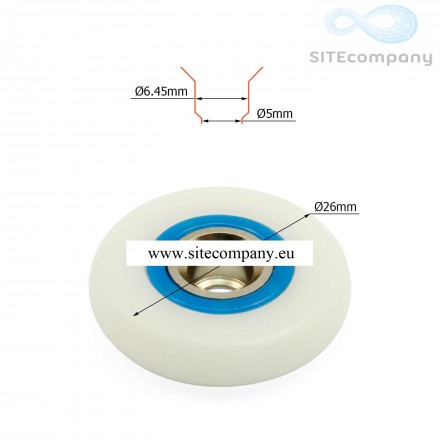 Náhradní kolečko TYP B do sprchového koutu