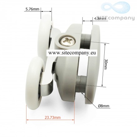Zvýhodněná sada pojezdových koleček B39-2 (horní 2ks, spodní 2ks)