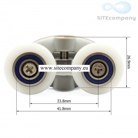 Zvýhodněná sada pojezdových koleček B39-2 (horní 2ks, spodní 2ks)