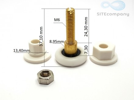Pojezdové kolečko M06A new do sprchového koutu