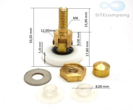 Zvýhodnená sada pojazdových koliesok B71 (8ks)