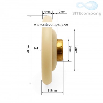 Náhradní kolečko B10 do sprchového koutu