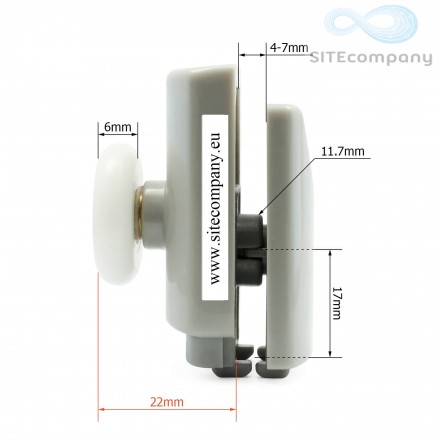Zvýhodněná sada pojezdových koleček M01 (4ks spodní)