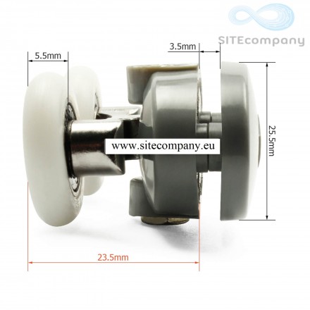 Zvýhodnená sada pojazdových koliesok M17-2 (horné 2ks, spodné 2ks)