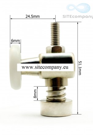 Pojezdové kolečko B20 spodní do sprchového koutu