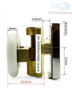 Zvýhodněná sada pojezdových koleček M18 (4ks horní)