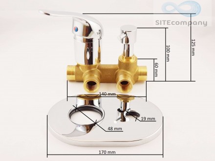 Podomítková baterie SV-03 (včetně podomítkového tělesa)