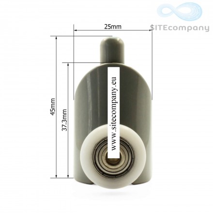 Pojezdové kolečko B43n spodní do sprchového koutu