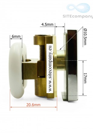 Zvýhodněná sada pojezdových koleček M18 (horní 2ks, spodní 2ks)