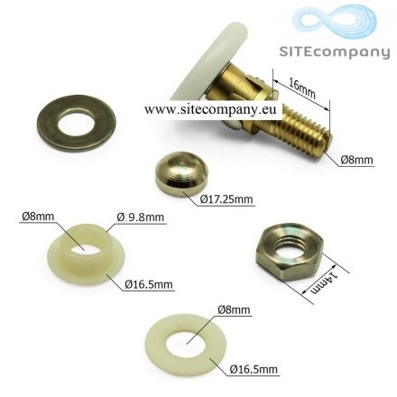 Pojezdové kolečko B72 do sprchového koutu