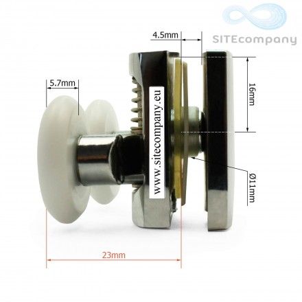 Zvýhodněná sada pojezdových koleček M12 (4ks spodní)