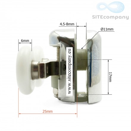 Zvýhodněná sada pojezdových koleček B50-2 (horní 2ks, spodní 2ks)