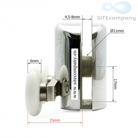 Zvýhodněná sada pojezdových koleček B50-2 (horní 2ks, spodní 2ks)