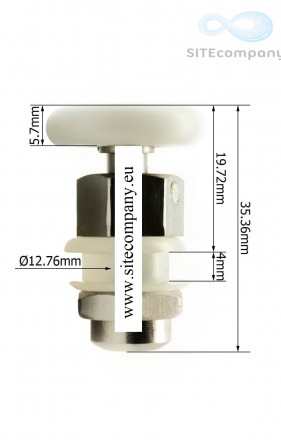 Pojezdové kolečko B70 do sprchového koutu