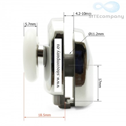 Zvýhodnená sada pojazdových koliesok M03 (horné 2ks, spodné 2ks)