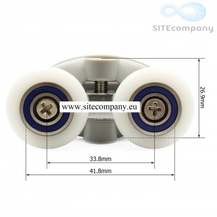 Zvýhodněná sada pojezdových koleček B39-2 (4ks horní)
