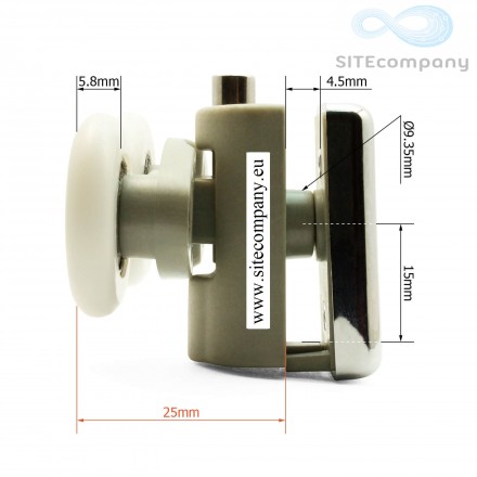 Zvýhodnená sada pojazdových koliesok M14 (4ks horné)