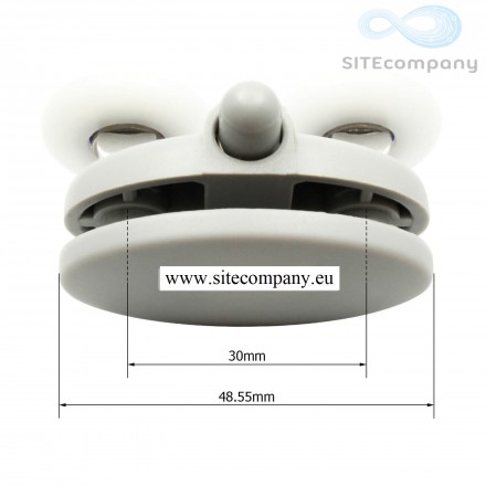 Zvýhodněná sada pojezdových koleček B39-2 (4ks spodní)