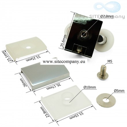 Zvýhodněná sada pojezdových koleček M08 (horní 2ks, spodní 2ks)