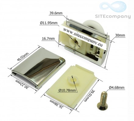 Pojazdové koliesko M01B horné (rozteč 21.5 mm)
